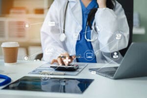 medical billing expert working on endocrinology practice billing